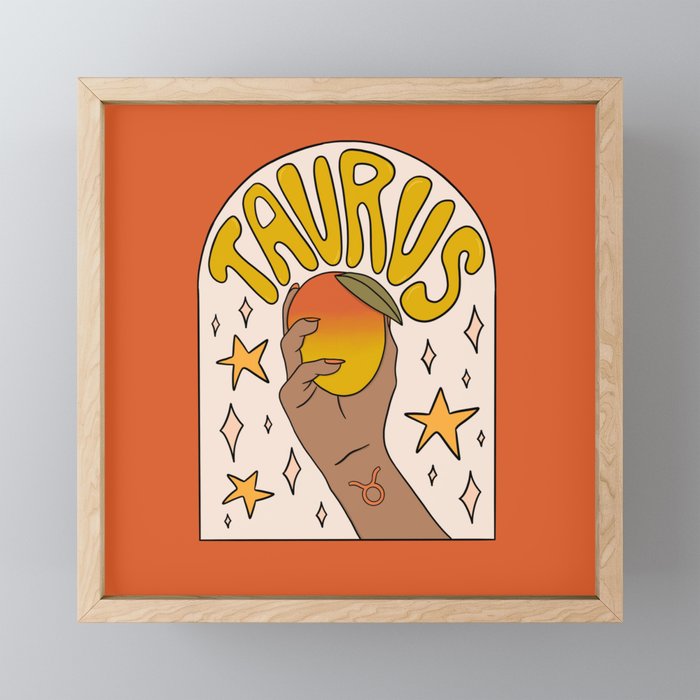 Taurus Mango Mini Art Print Gallery Image 1