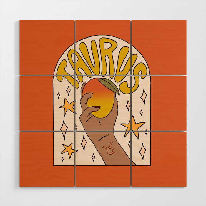 Taurus Mango Wood Wall Art Gallery Image 1