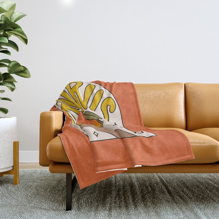 Taurus Mango Throw Blanket Gallery Image 1