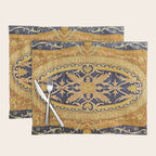 Antique French Savonnerie Aubusson Rug Print Placemat Gallery Image 1