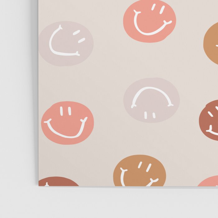 Be Happy! Pink & Orange Poster Gallery Image 3