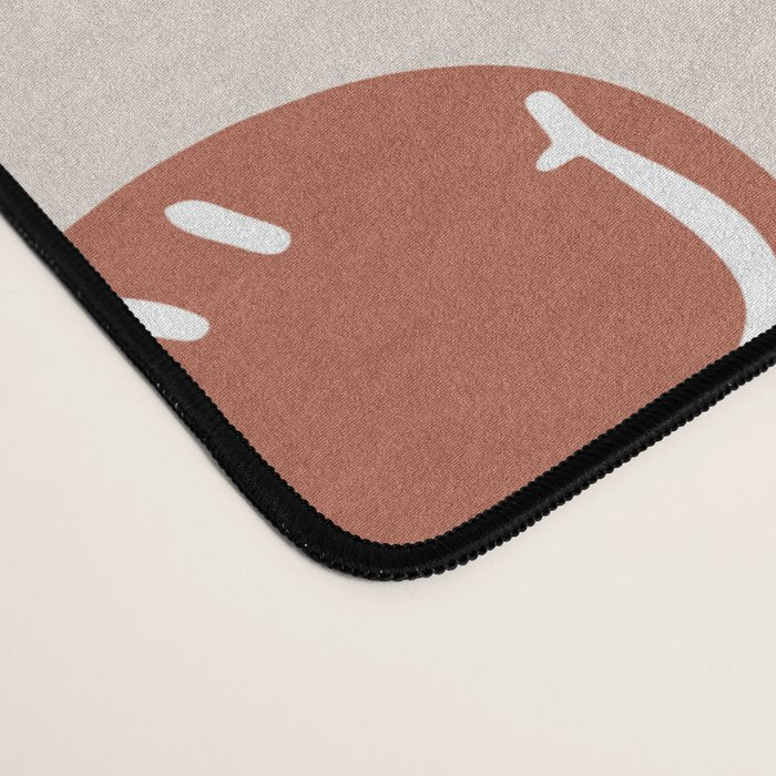 Be Happy! Pink & Orange Desk Mat Gallery Image 4