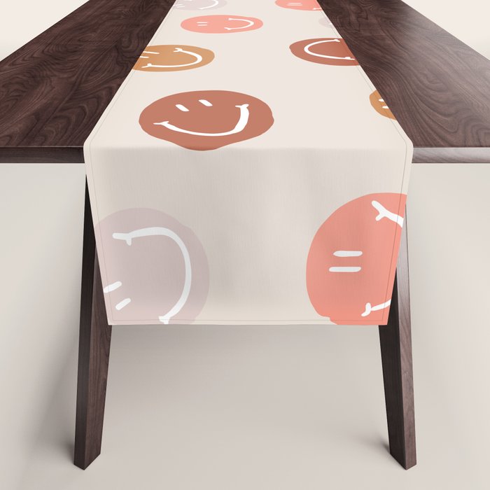 Be Happy! Pink & Orange Table Runner Gallery Image 1