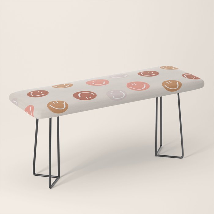 Be Happy! Pink & Orange Bench Gallery Image 1