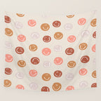 Be Happy! Pink & Orange Wall Tapestry Gallery Image 4