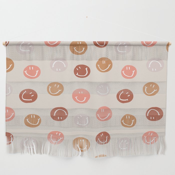 Be Happy! Pink & Orange Wall Hanging Gallery Image 1