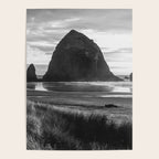 Cannon Beach Sunset - Black and White Nature Photography Poster Gallery Image 4