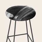 Cannon Beach Sunset - Black and White Nature Photography Stool Gallery Image 2