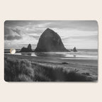Cannon Beach Sunset - Black and White Nature Photography Cutting Board Gallery Image 1