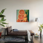Grapefruit and Tulips Wood Wall Art Gallery Image 2