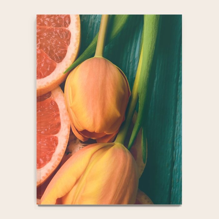 Grapefruit and Tulips Notebook Gallery Image 4