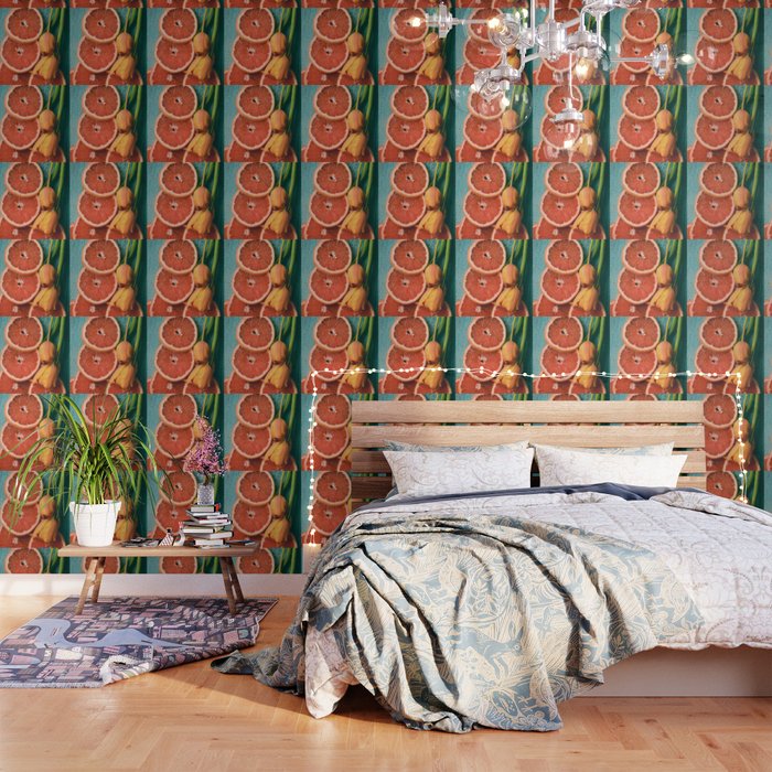 Grapefruit and Tulips Wallpaper Gallery Image 3