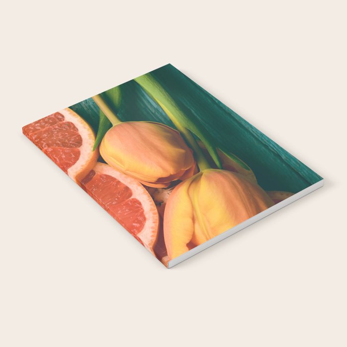 Grapefruit and Tulips Notebook Gallery Image 2