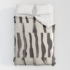 Black & White Abstract Collage #2 Comforter Gallery Image 6
