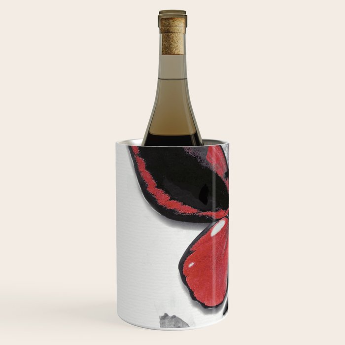 Red Butterfly Wine Chiller Gallery Image 2