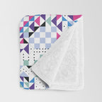 BM3 Tribal geometric Throw Blanket Gallery Image 3