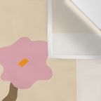 Flower Market, Vienna, Modern Art, Botanical retro art Wall Tapestry Gallery Image 3