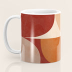 abstract retro shapes earthy 2 Coffee Mug Gallery Image 3