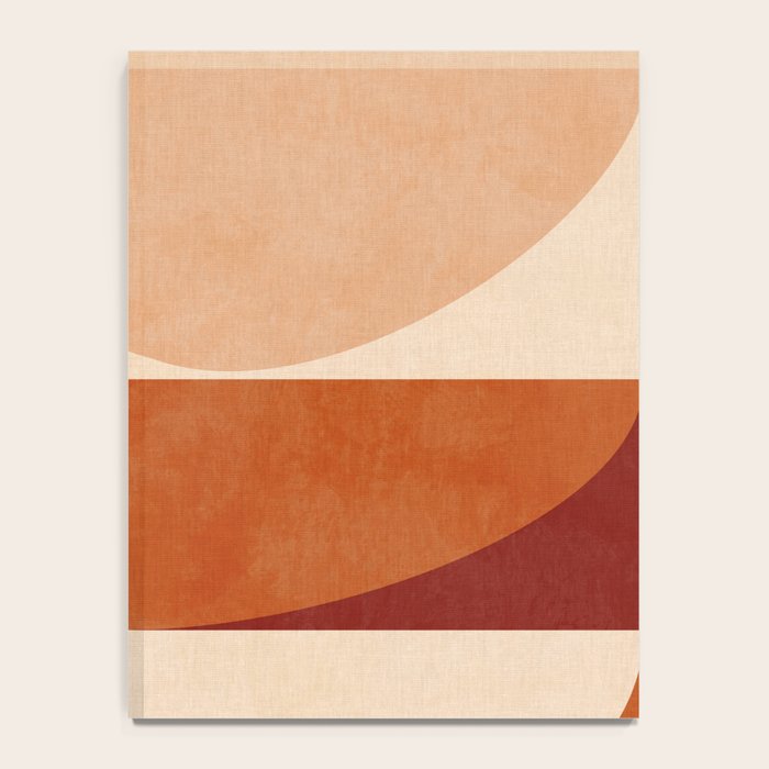 abstract retro shapes earthy 2 Notebook Gallery Image 4