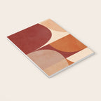 abstract retro shapes earthy 2 Notebook Gallery Image 3