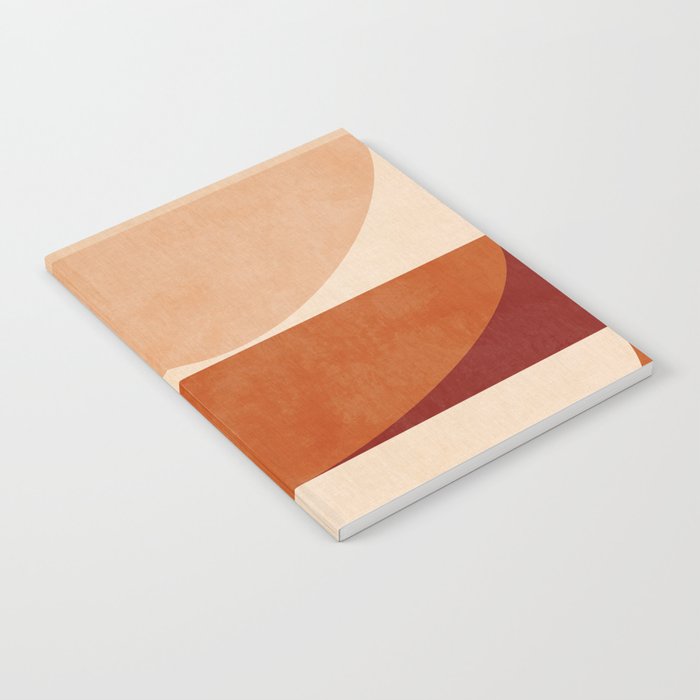 abstract retro shapes earthy 2 Notebook Gallery Image 1