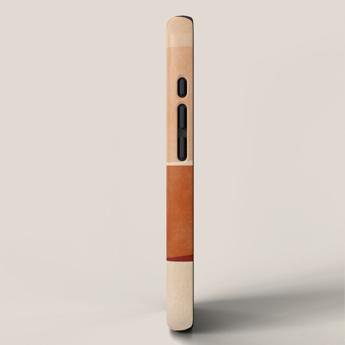 abstract retro shapes earthy 2 iPhone Case Gallery Image 2