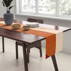abstract retro shapes earthy 2 Table Runner Gallery Image 2
