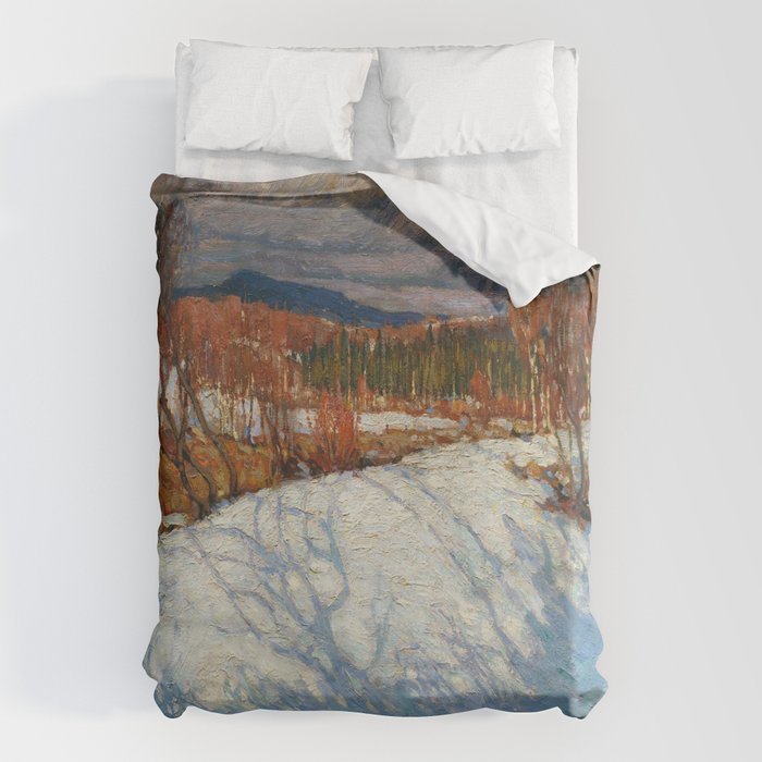 Tom Thomson In Algonquin Park Duvet Cover Gallery Image 6