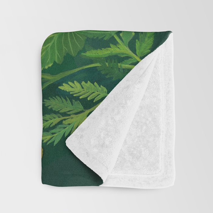 Mushrooms Dandelion Garden Throw Blanket Gallery Image 3