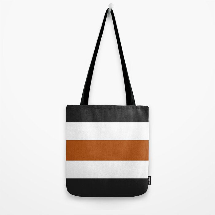 Accent (Black & Rust) Tote Bag Gallery Image 2