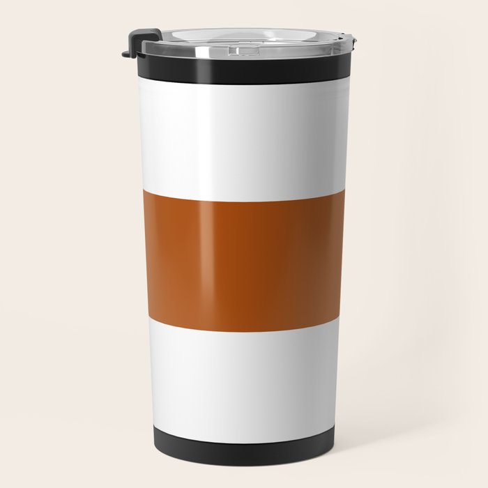Accent (Black & Rust) Travel Mug Gallery Image 3
