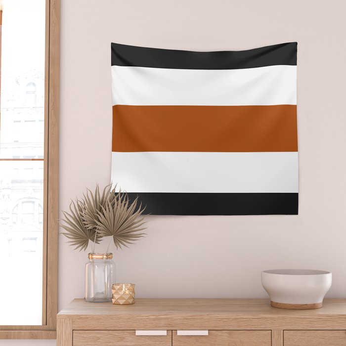 Accent (Black & Rust) Wall Tapestry Gallery Image 2