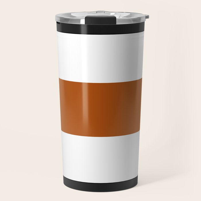 Accent (Black & Rust) Travel Mug Gallery Image 1