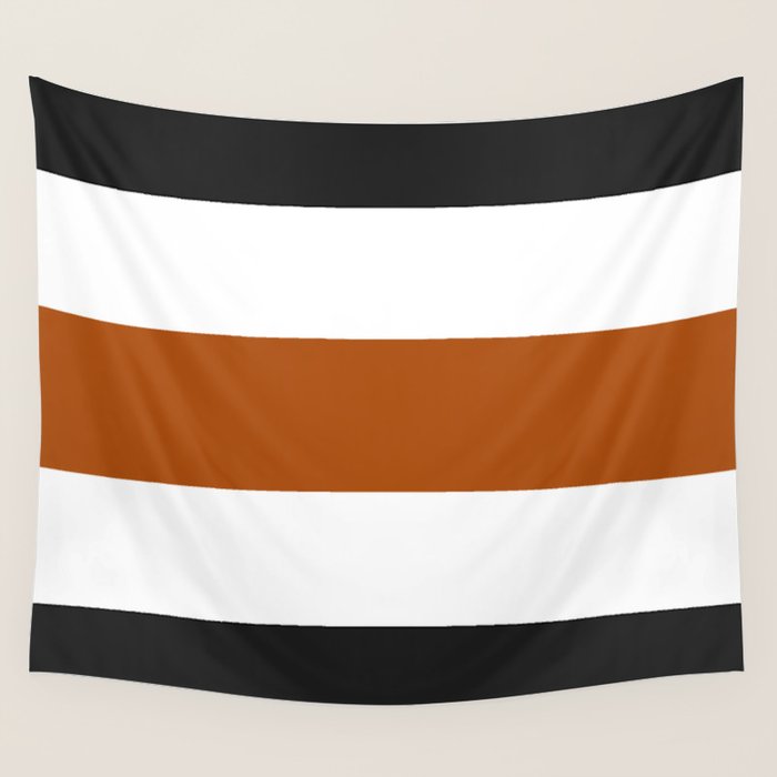 Accent (Black & Rust) Wall Tapestry Gallery Image 1