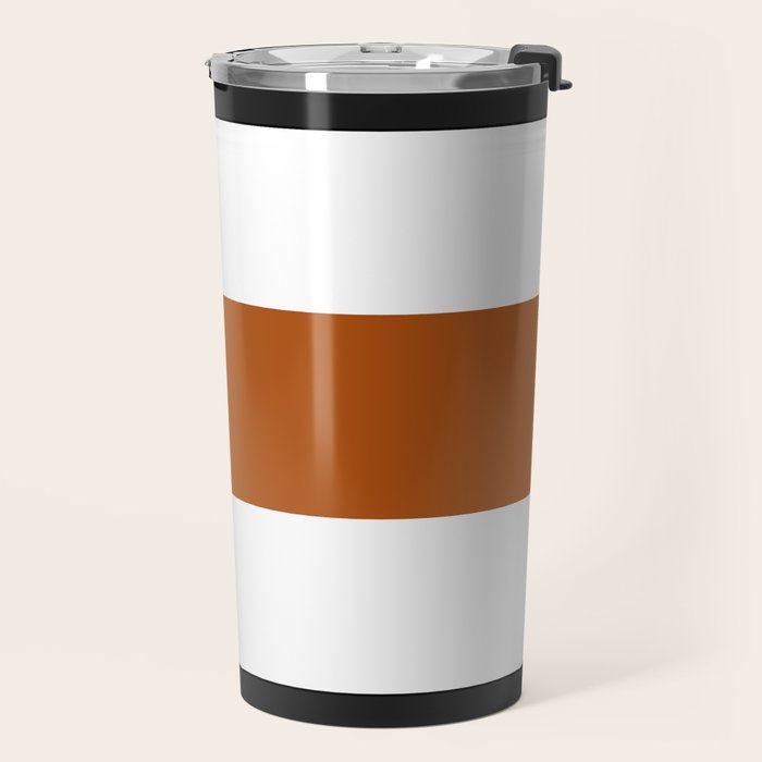 Accent (Black & Rust) Travel Mug Gallery Image 2