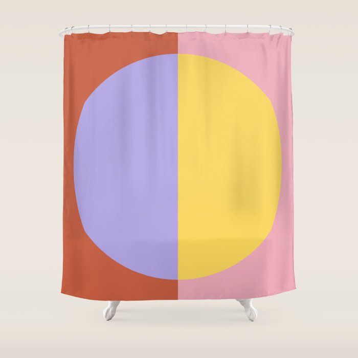 Color Block Abstract XIII Shower Curtain Gallery Image 1