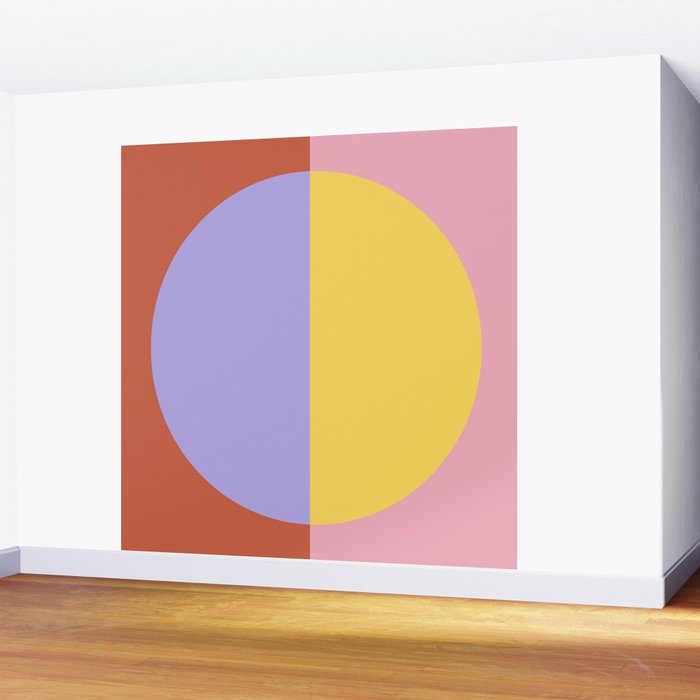 Color Block Abstract XIII Wall Mural Gallery Image 2