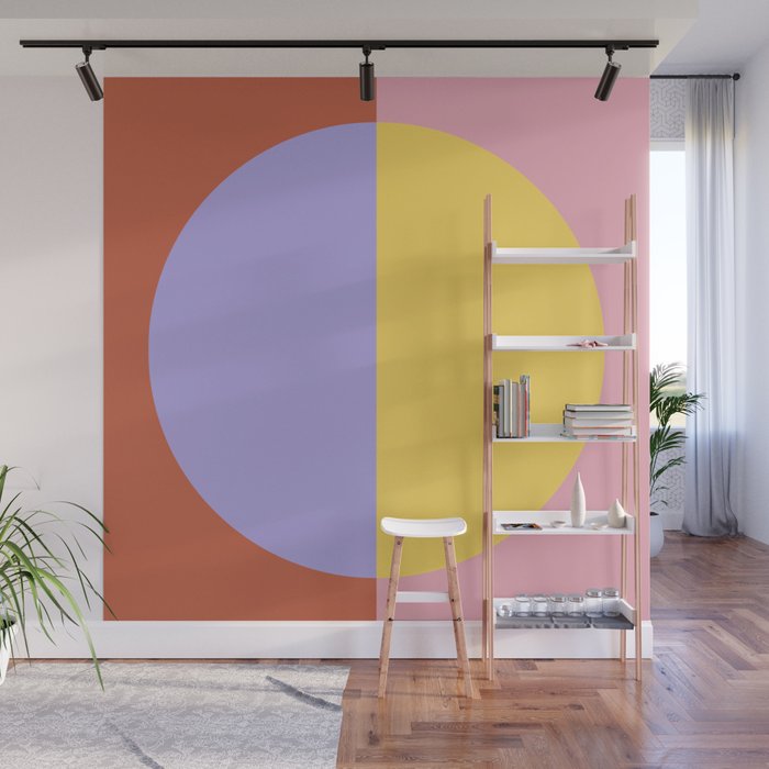 Color Block Abstract XIII Wall Mural Gallery Image 1