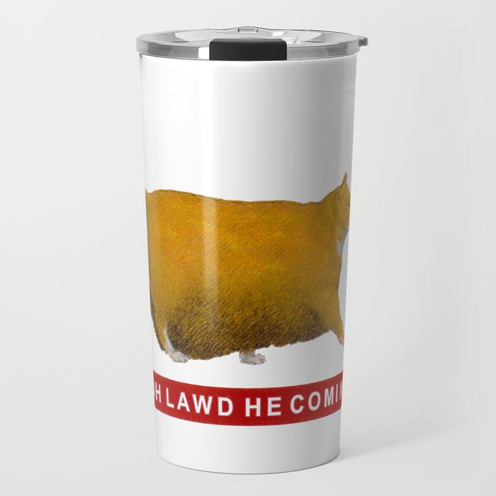 OH LAWD HE COMIN Meme Travel Mug Gallery Image 1