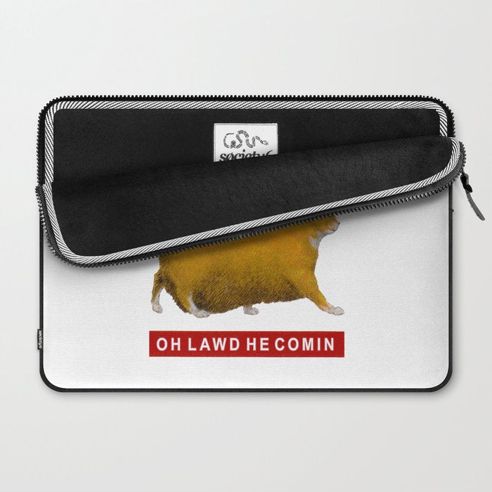 OH LAWD HE COMIN Meme Laptop Sleeve Gallery Image 2