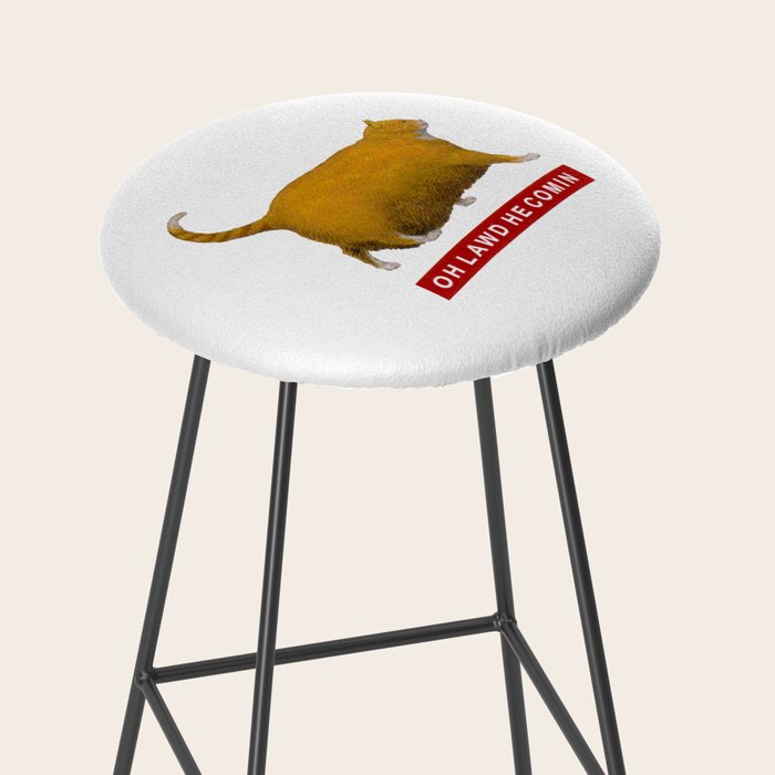 OH LAWD HE COMIN Meme Stool Gallery Image 2