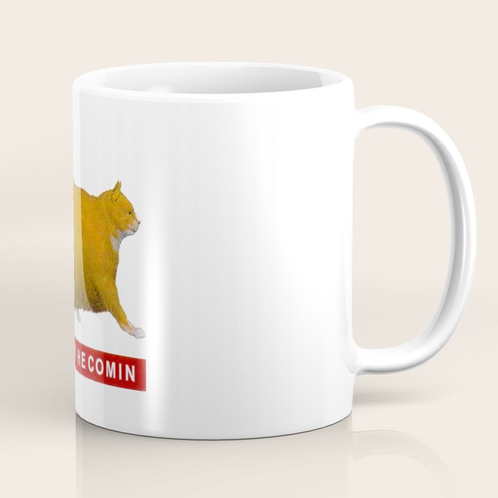 OH LAWD HE COMIN Meme Coffee Mug Gallery Image 1