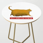 OH LAWD HE COMIN Meme Side Table Gallery Image 2