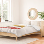 OH LAWD HE COMIN Meme Duvet Cover Gallery Image 2