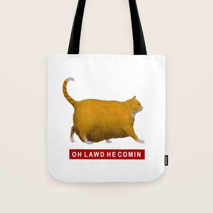 OH LAWD HE COMIN Meme Tote Bag Gallery Image 1