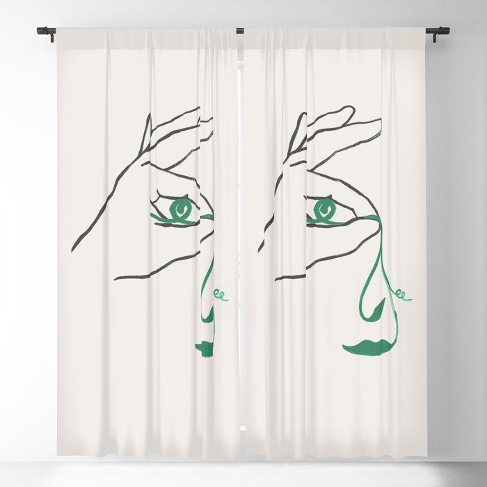 Lady green Window Curtain Gallery Image 1