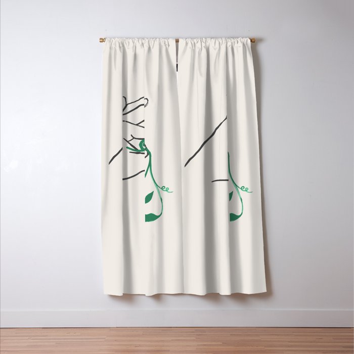 Lady green Window Curtain Gallery Image 3