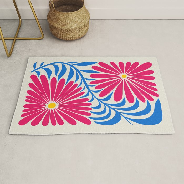 Viva Magenta Daisies Rug Gallery Image 1