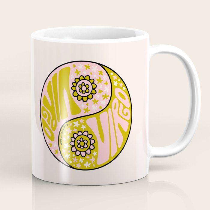 Virgo Yin Yang Coffee Mug Gallery Image 1