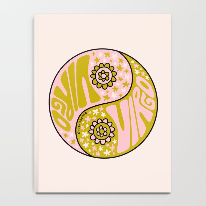 Virgo Yin Yang Notebook Gallery Image 4